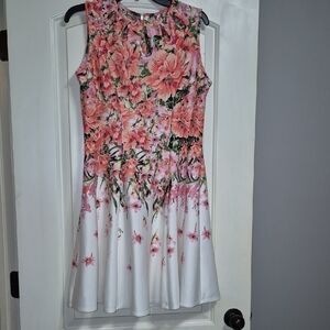 Gabby Skye Pink Floral Maxi Dress